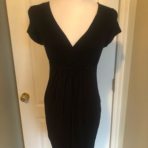 New look maternity little black knit dress medium